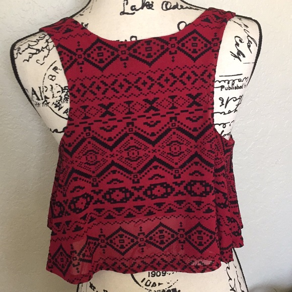 Set top pretty girls poetry crop size L - Picture 8 of 11